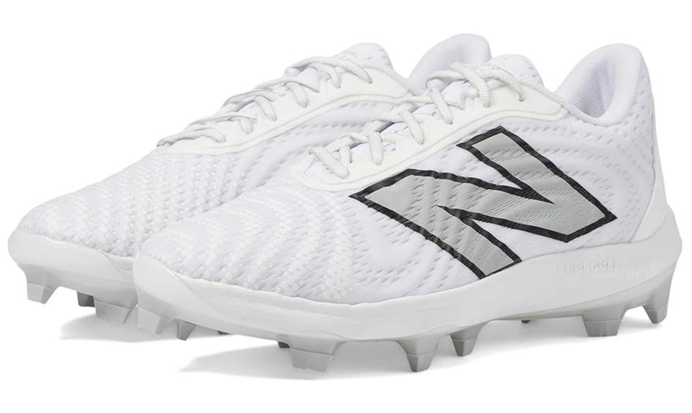 New Balance Mens FuelCell 4040v7 Cleats Size 14 White Black Molded Baseball NWOB